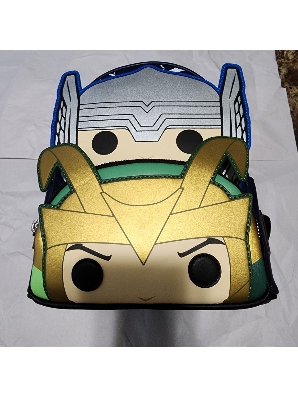 Marvel Loungefly Loki and Thor Glow in the  Dark Mini Backpack